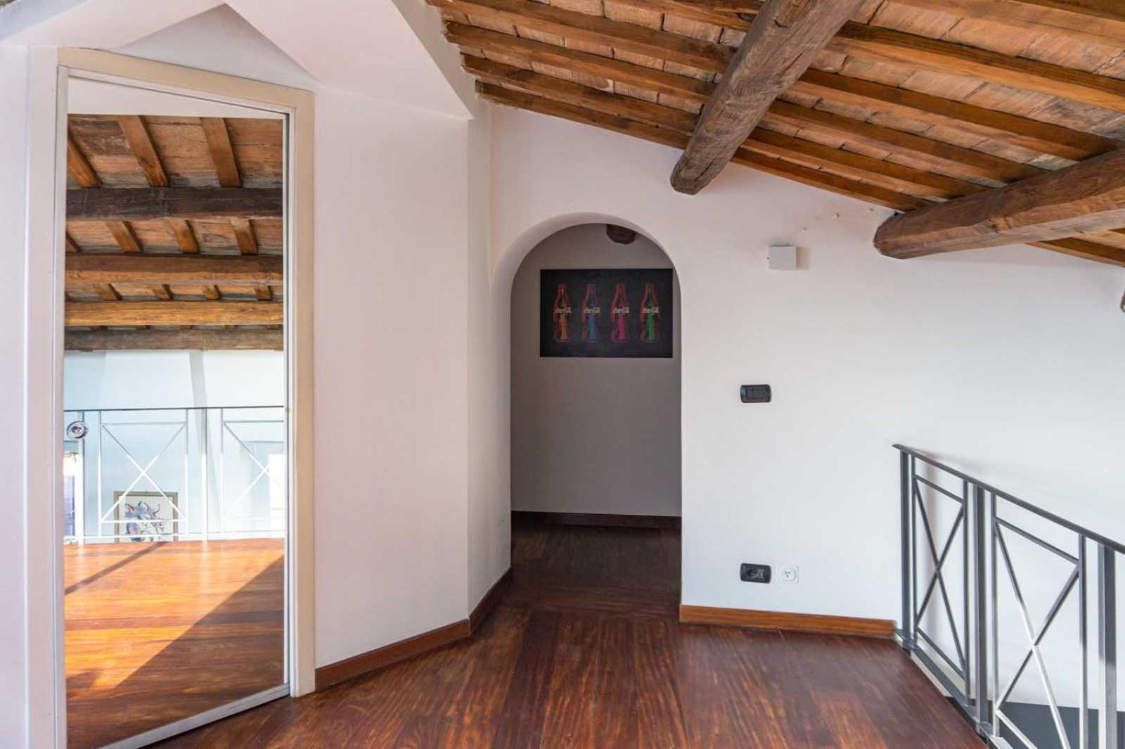 Lusso E Panorama Senza Paragoni, Loft Trastevere Róma Kültér fotó