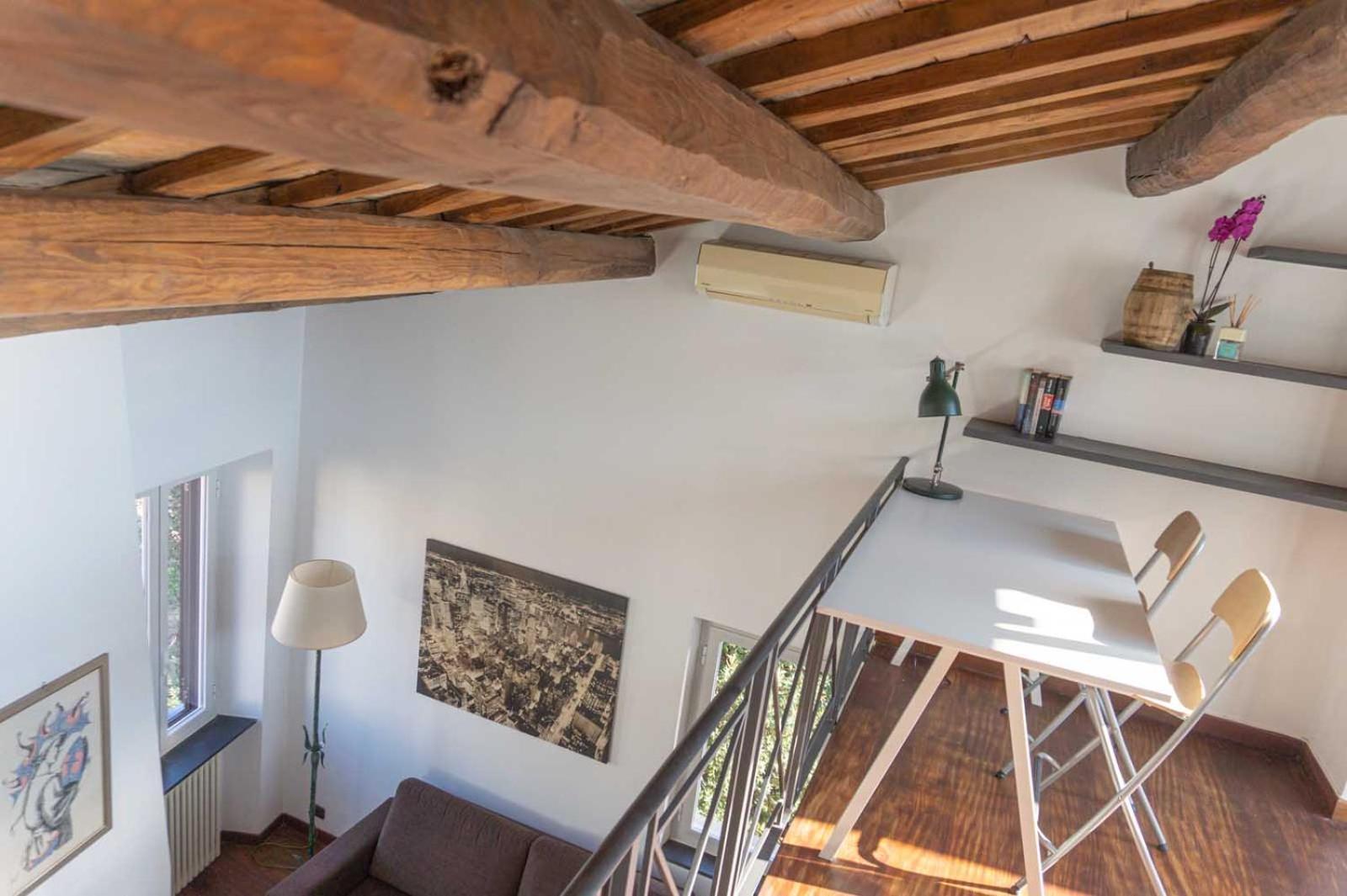 Lusso E Panorama Senza Paragoni, Loft Trastevere Róma Kültér fotó